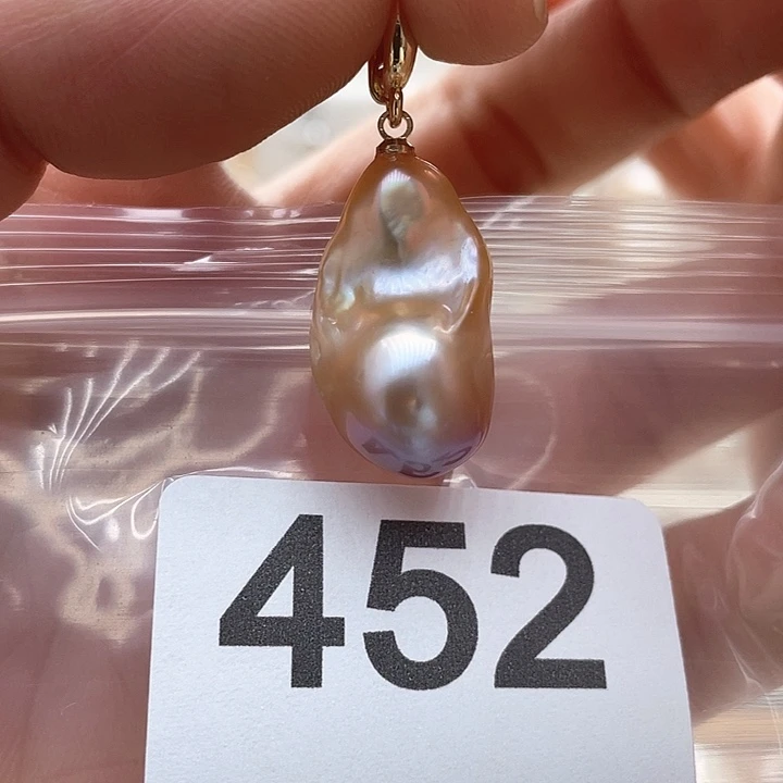 未镶嵌天然珍珠。  漏 漏 漏淡水珍珠
