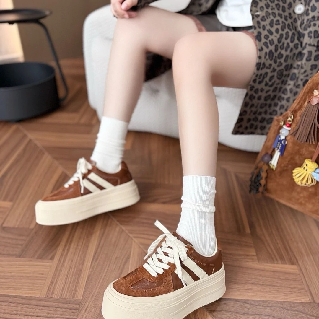 LI AJIGIRL/阿吉女·原创设计 厚度德训油蜡休闲鞋#288-29