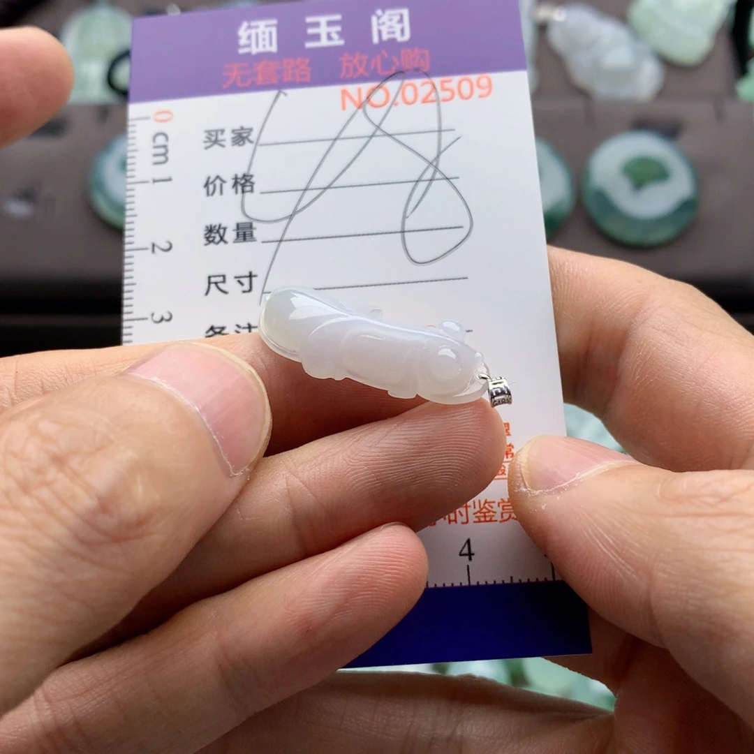 翡翠未镶嵌颈饰吊坠