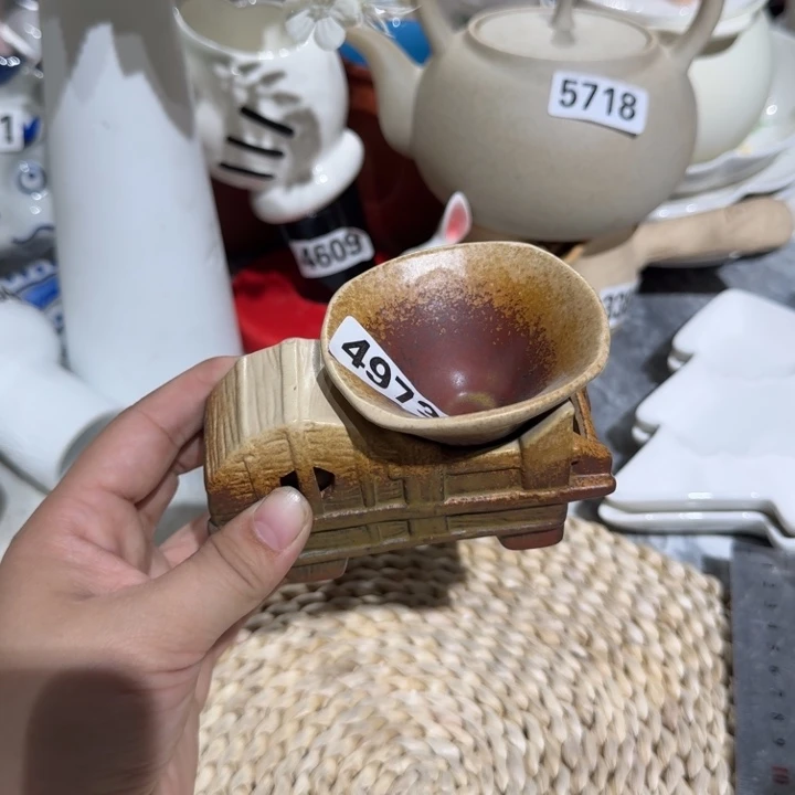 瓷片微瑕陶瓷满15包邮4973