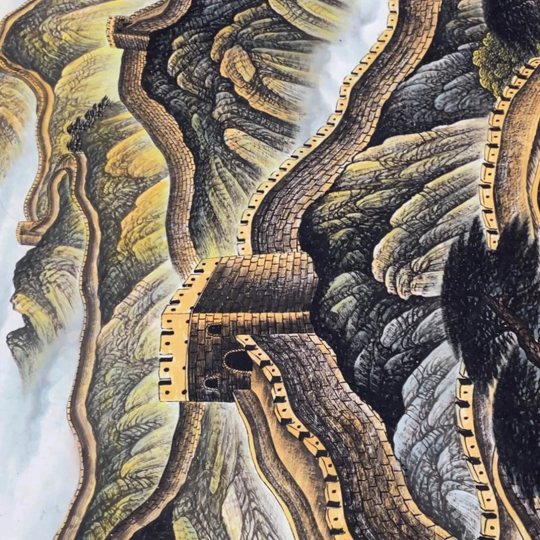 国画老师手绘带运险w