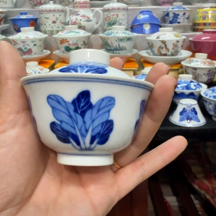 景德镇陶瓷杯子盖碗