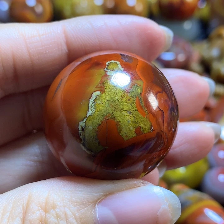 玛瑙/玉髓战国红吊坠未镶嵌?****?