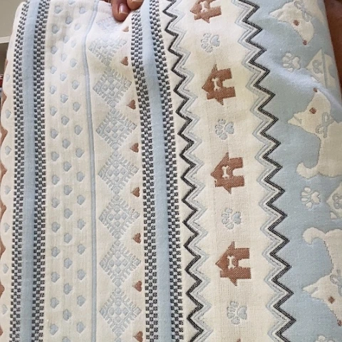 棉孤品熊狗凉席2.4❌2.5