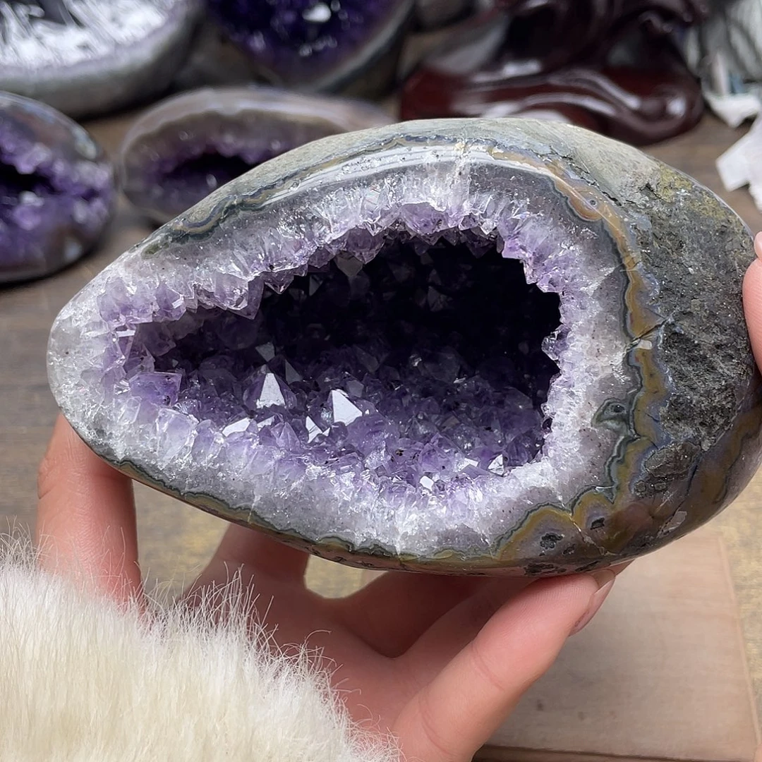 紫晶大型摆件（非配饰）未镶嵌