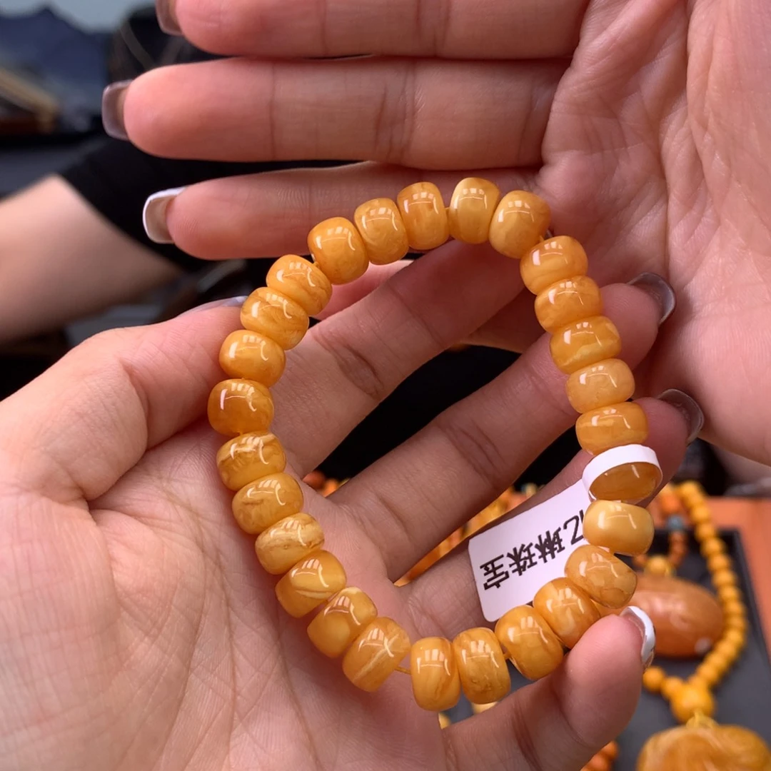 未镶嵌蜜蜡手串天然