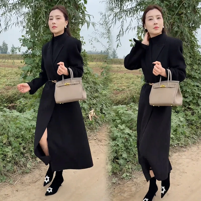 2025秋季新款时尚显瘦气质网红高档洋气女高级百搭宽松大码风衣潮