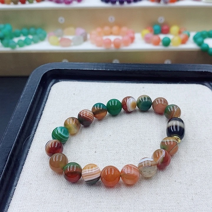 翡翠未镶嵌手饰手串018