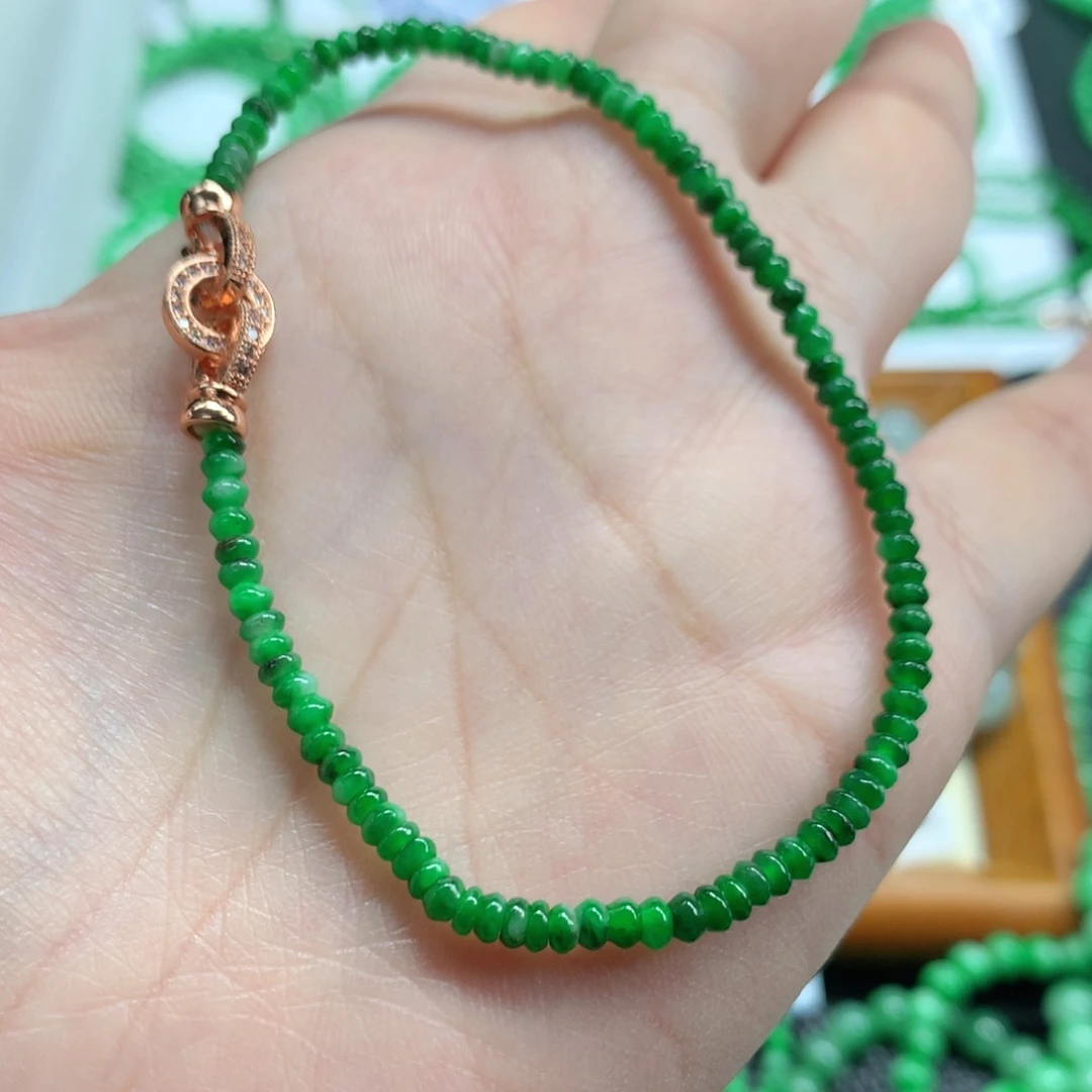 翡翠未镶嵌手链翡翠