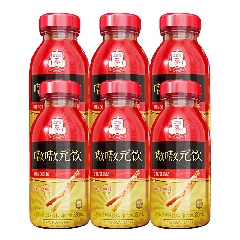 【期至26.02.26】正官庄嗷嗷元饮红参牛磺酸能量风味饮料原装整箱