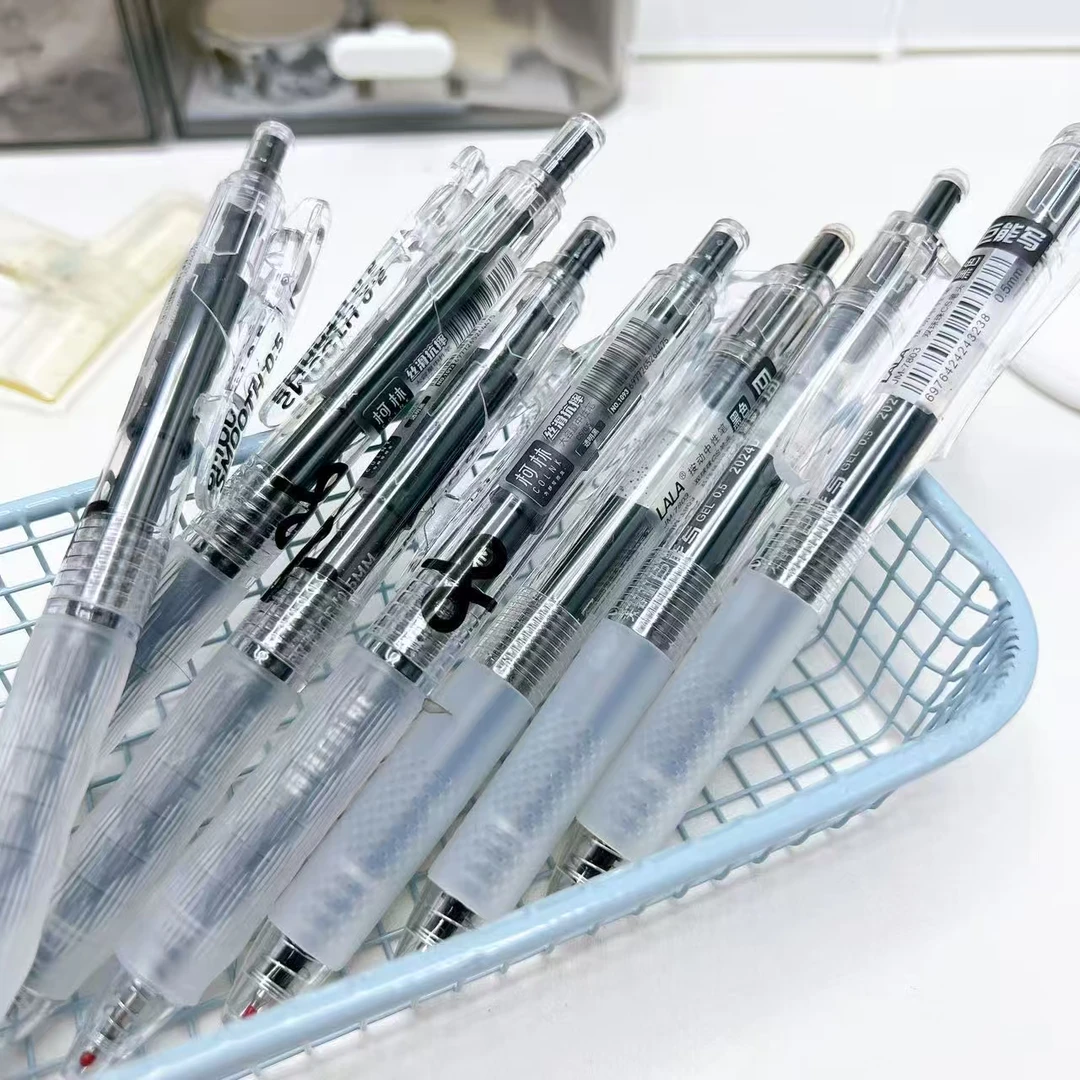 【黑墨/7支】G01柯林丝滑抗摔4z+LALA巨能写大容量3z