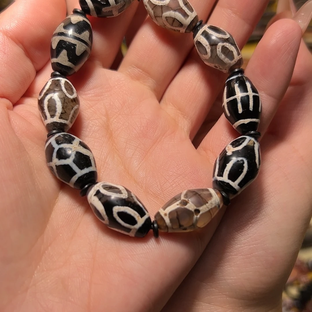 玛瑙/玉髓合金颈饰