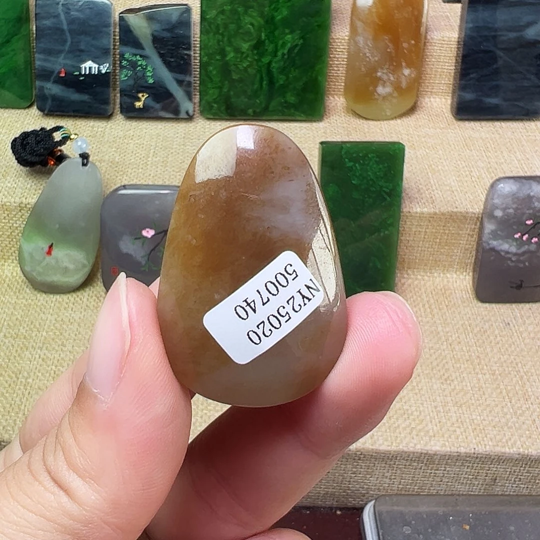 和田玉珠宝半成品未镶嵌