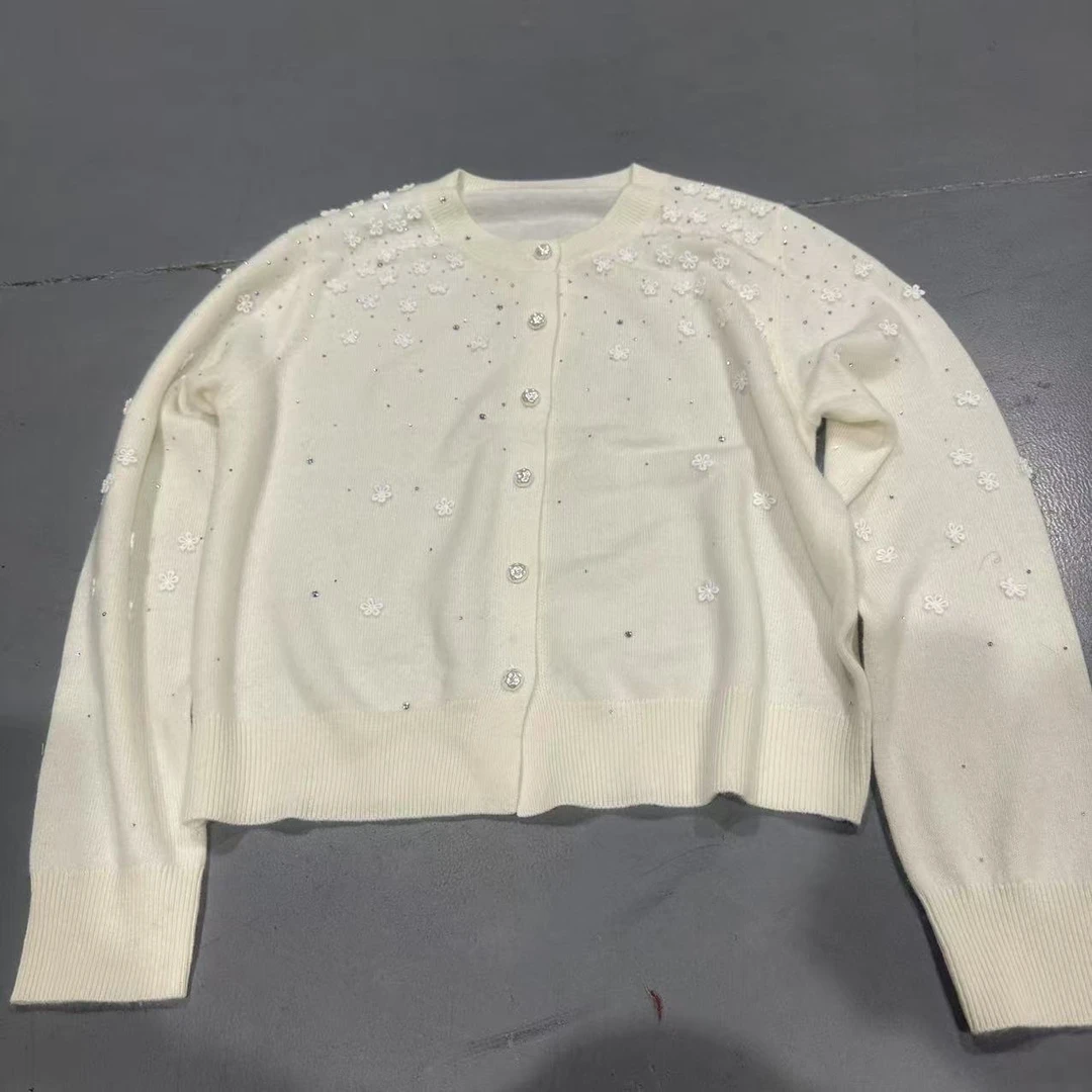 2024秋冬新款【炸总精选】35绒百搭休圆领开衫S1996