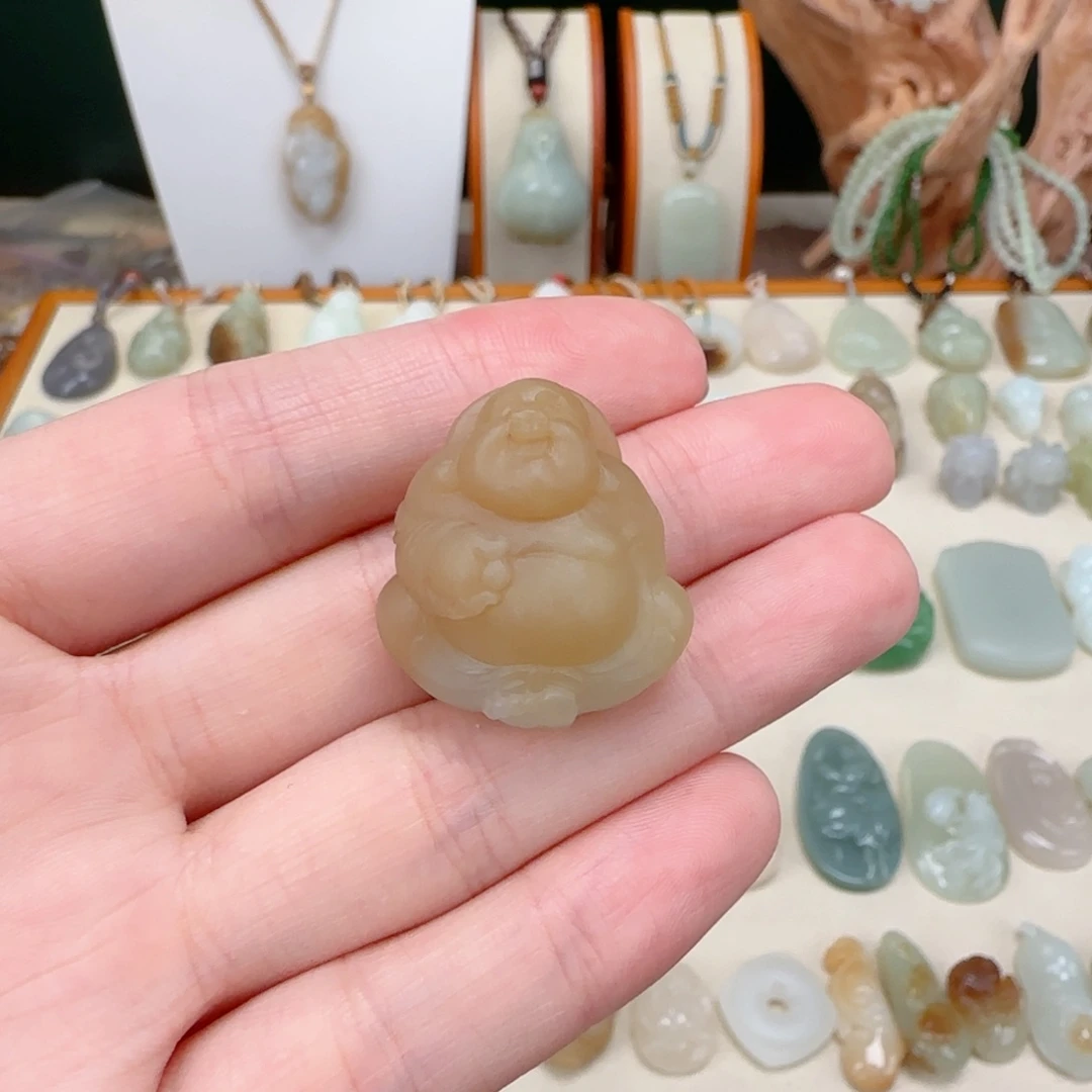 和田玉未镶嵌颈饰Y*.