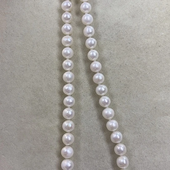 淡水珍珠颈饰银S925镶嵌