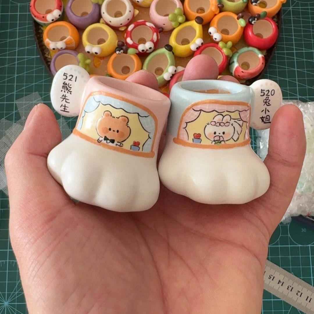 咖***啡咖啡花盆一对。