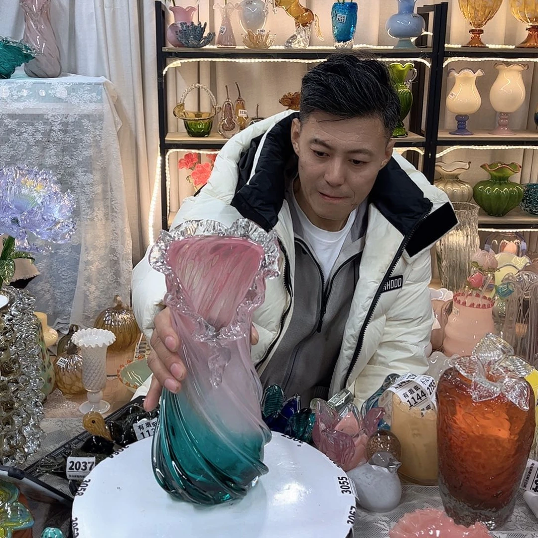 琉璃花瓶摆件家悦美居