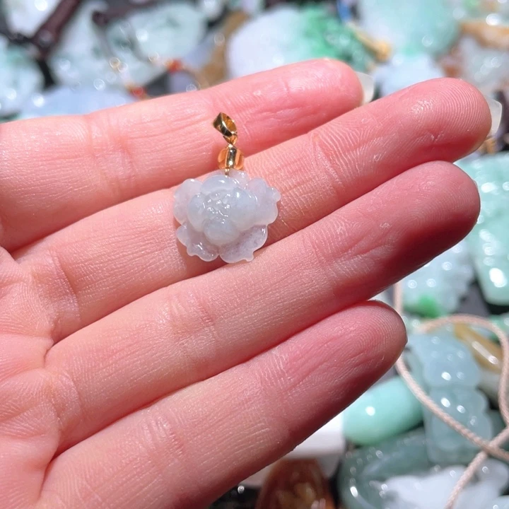 【闪购商品】翡翠颈饰未镶嵌旅****吟天然翡翠