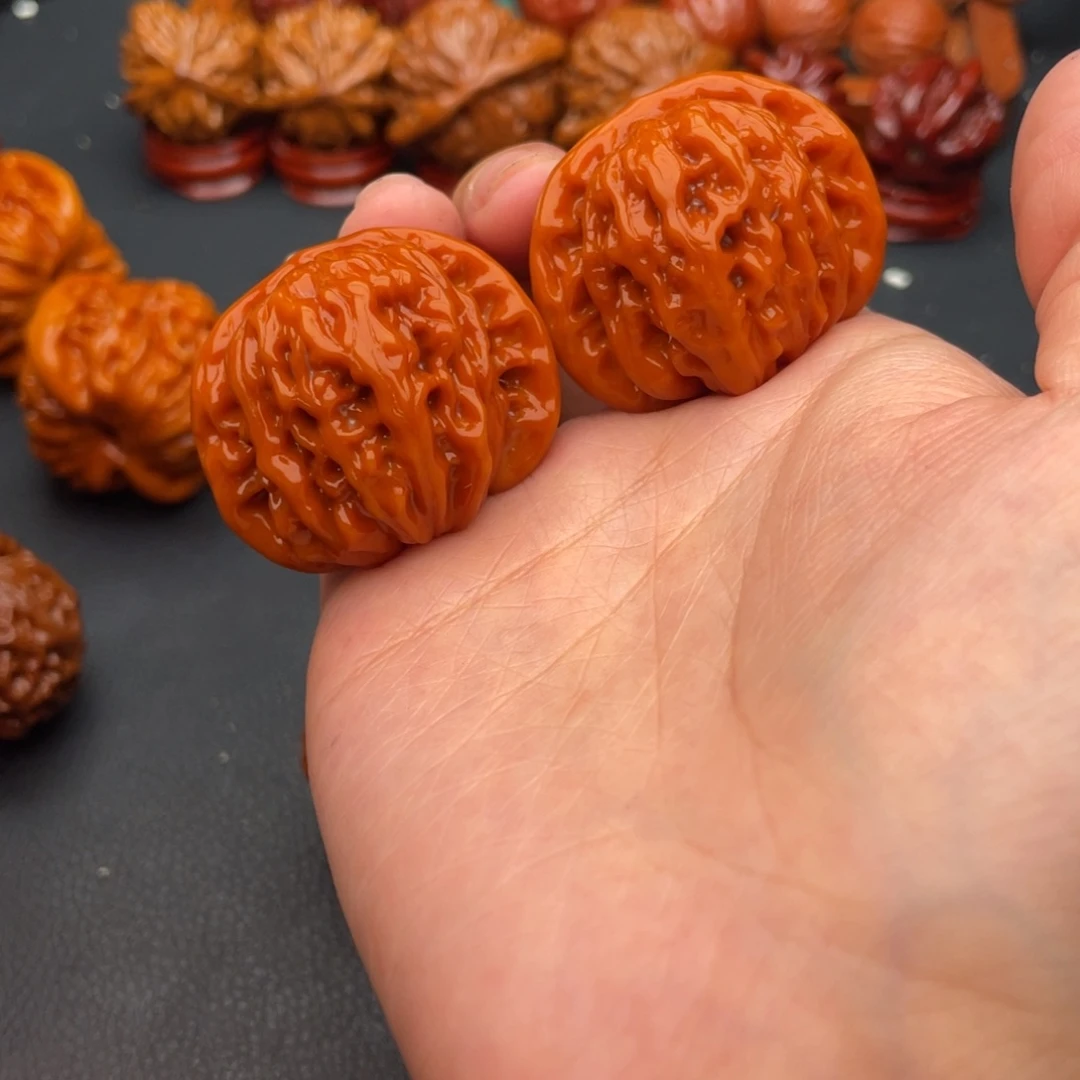 把件文玩核桃四座楼