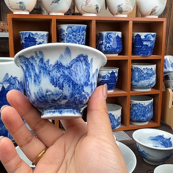 瓷片瑕疵一笔一墨 叩玉山房