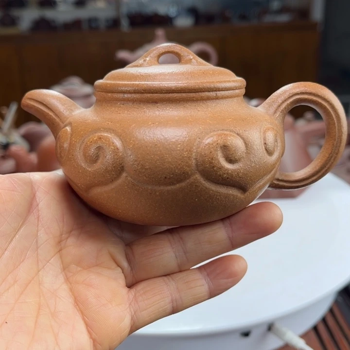 茶壶紫砂紫砂花茶