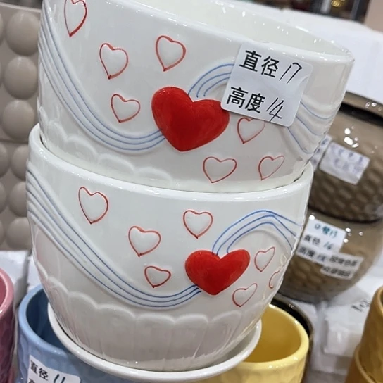 多肉绿植陶瓷花盆9.9包邮