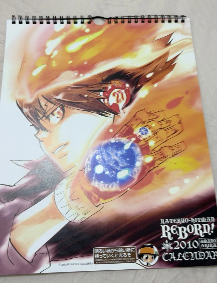 家庭教师2010年浮雕荧光大日历背抽 盲盒默认代拆 未成年禁止下单