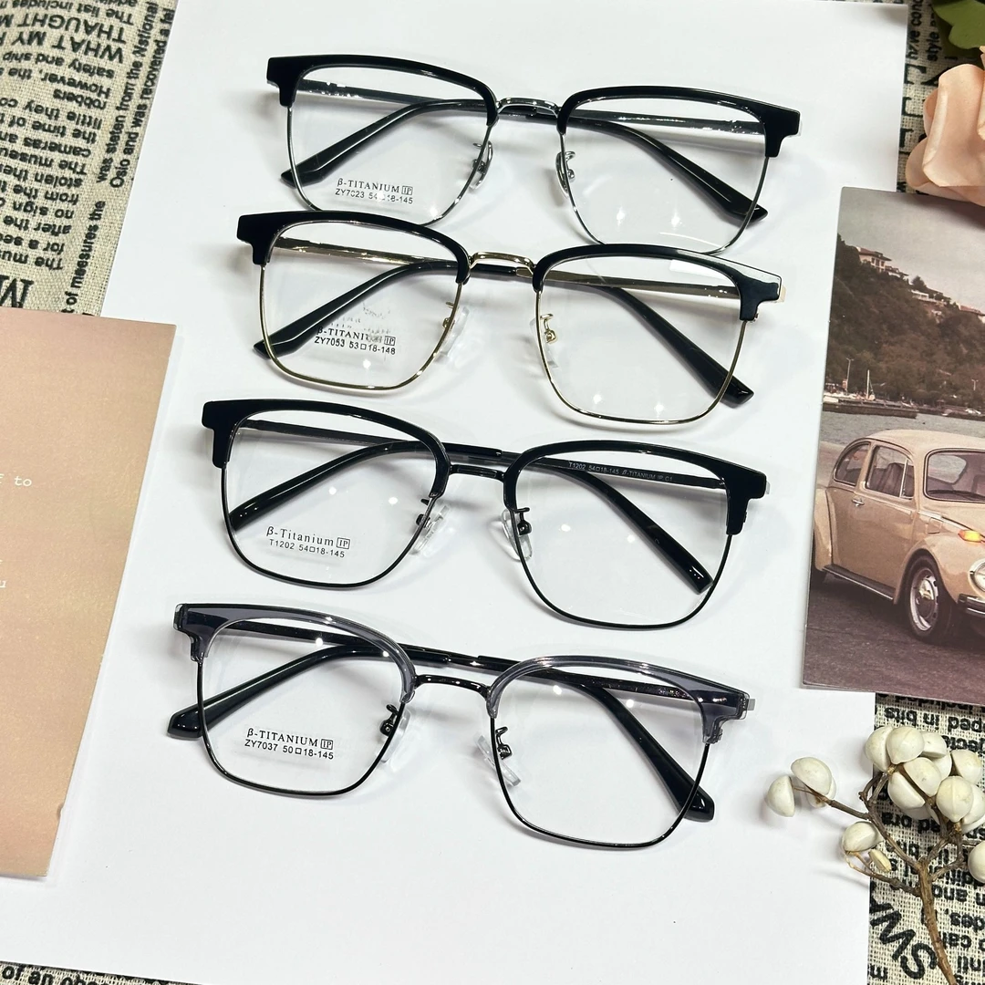 丹阳眼镜批发  夹心三层眉毛福利混批特价