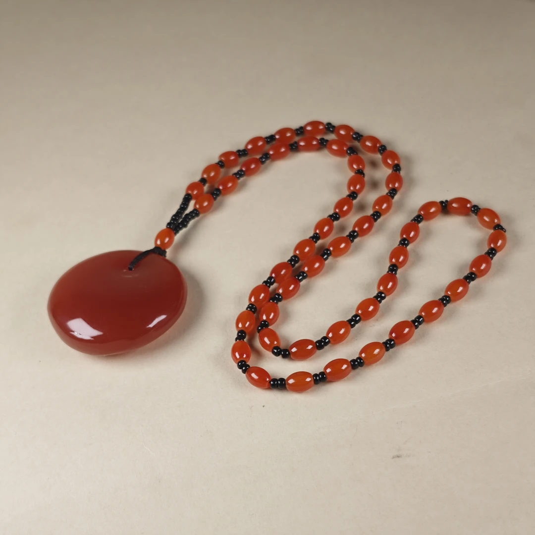 【福满满珠宝】FL036-精美设计款红平安扣吊坠-多样性发其一