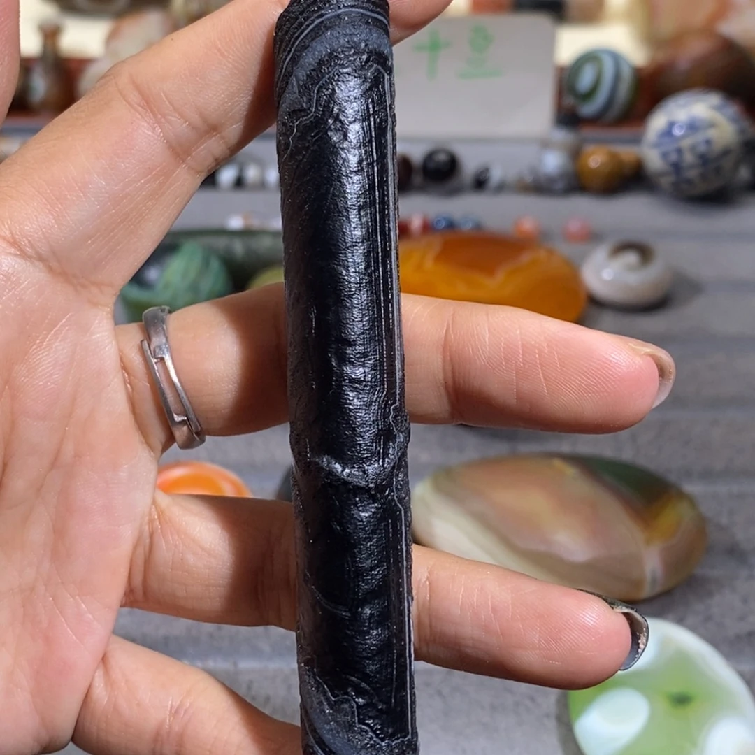 不***羊玛瑙/玉髓合金颈饰