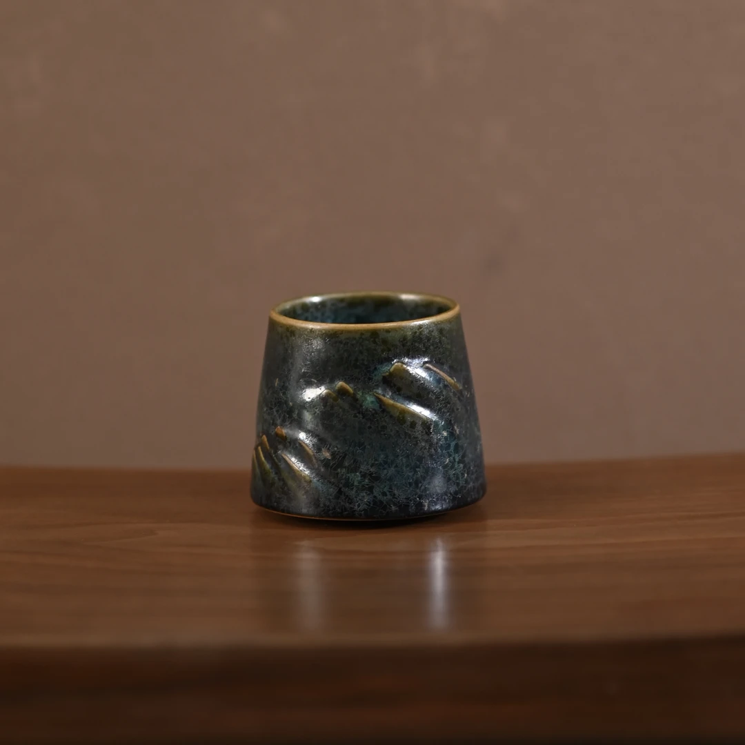 钧瓷主人杯（山水杯）作者任晓飞 手工制作 直播间同价