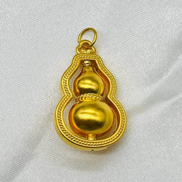 足金饰品/大版双层葫芦吊坠/2.13/1B5G1825/K