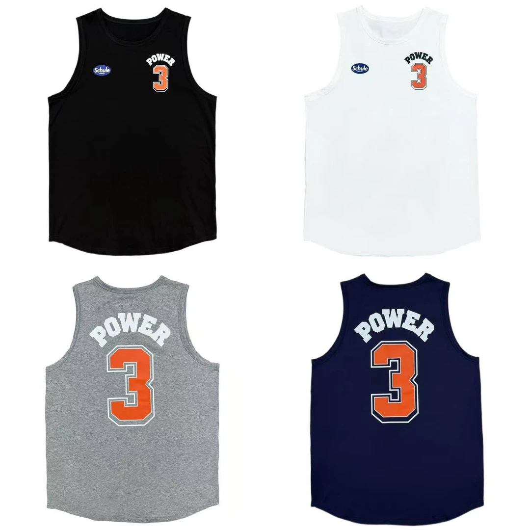 [NW]黑白蓝灰四色3号数字夏季儿童休闲冰皮爽滑背心(夏日炎炎）