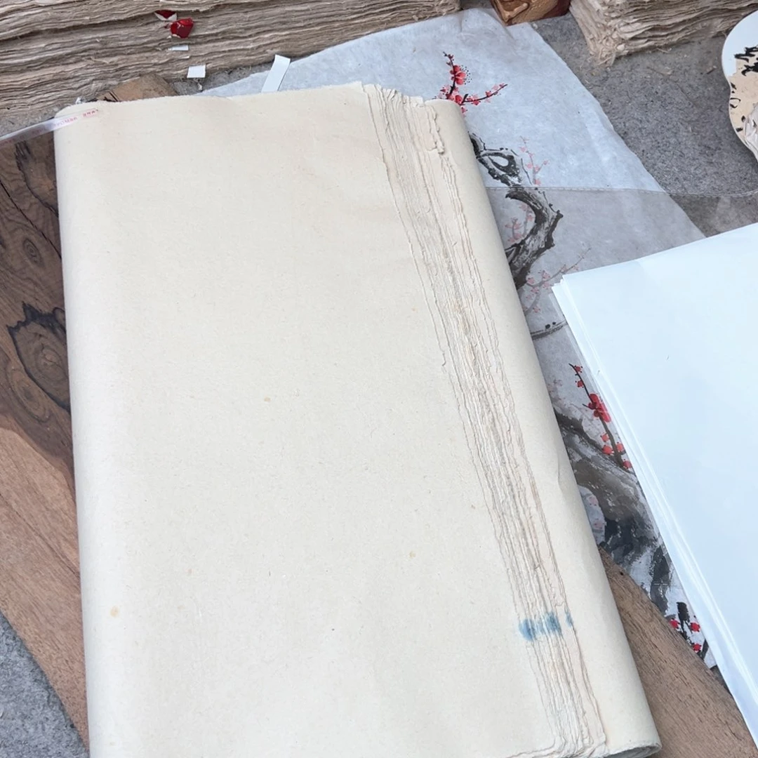 加厚微瑕毛边纸50张。46×76cm