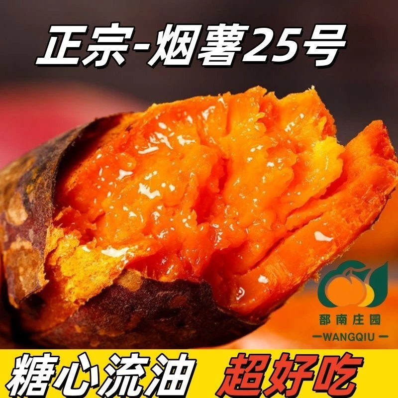 【田书记专属】正宗山东烟薯25号蜜薯新鲜现挖红心糖稀软瓤流油超甜