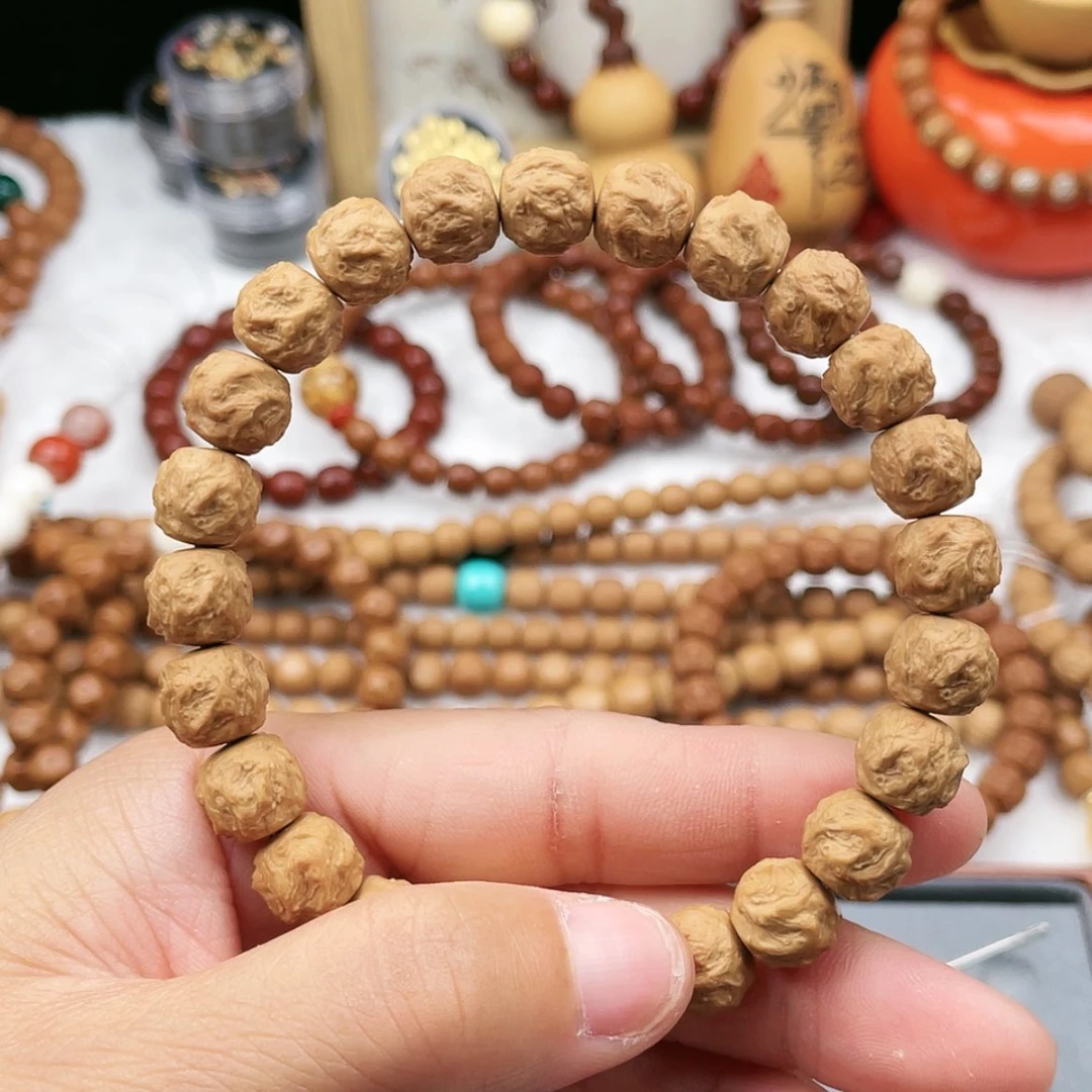 【闪购商品】猴头核桃手串小***?猴头核桃精品龙蛇之变