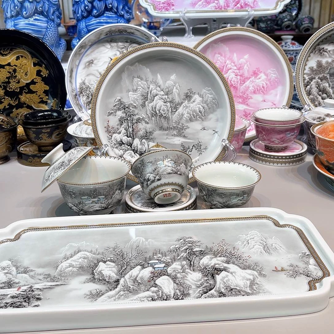 景德镇美术作品欣赏