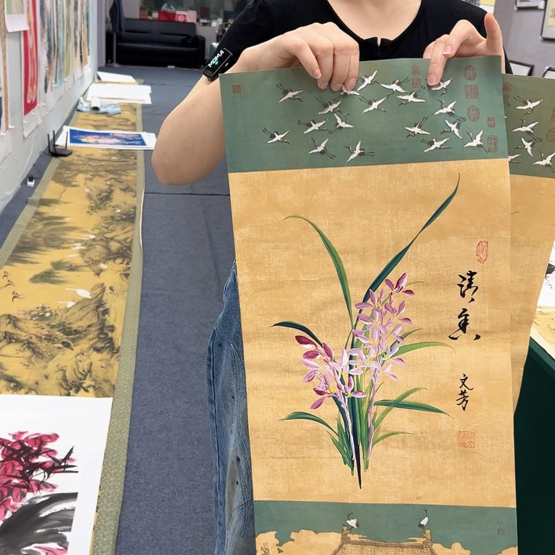 国画宣纸国画纯手绘作品，随机发货