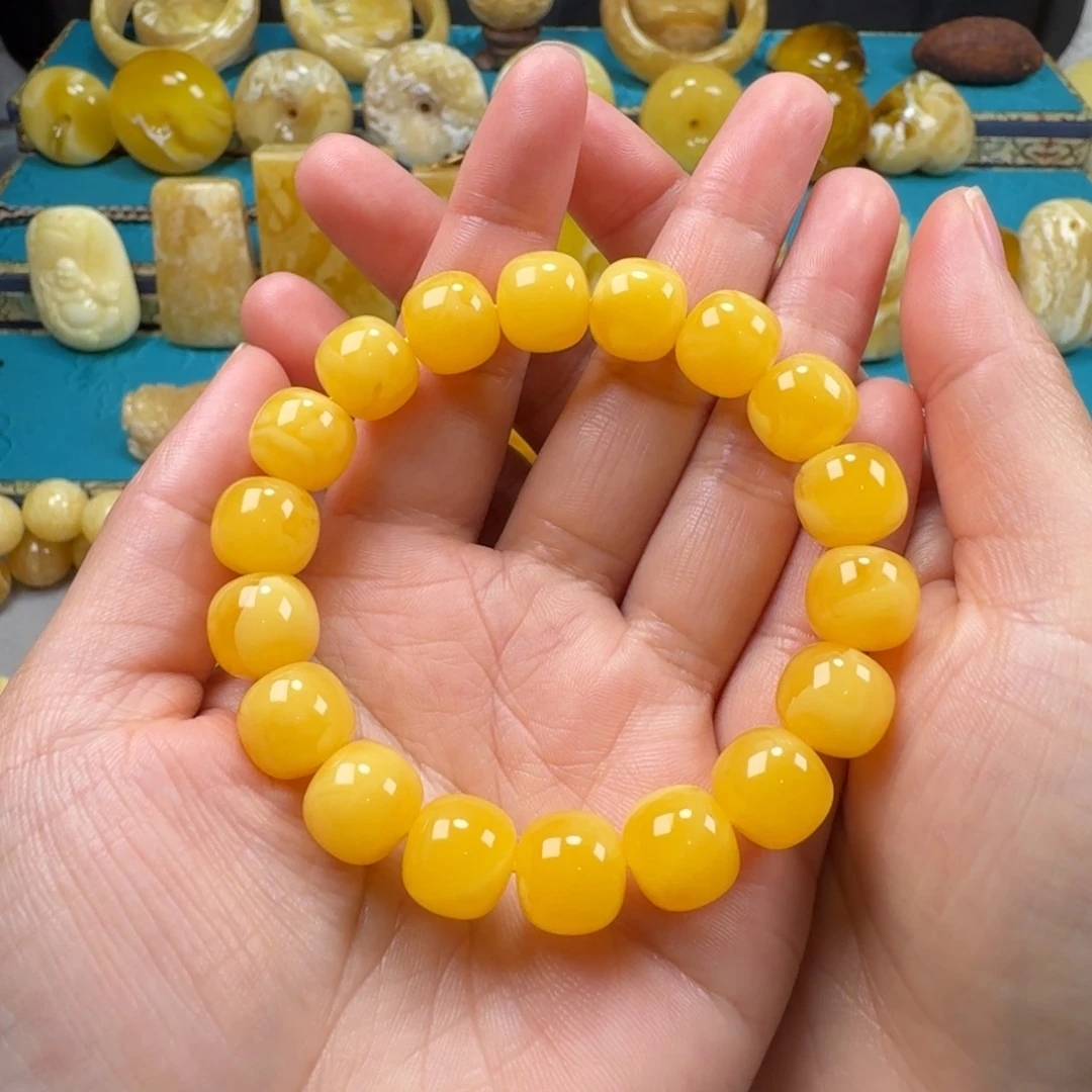 琥珀手链未镶嵌蜜蜡