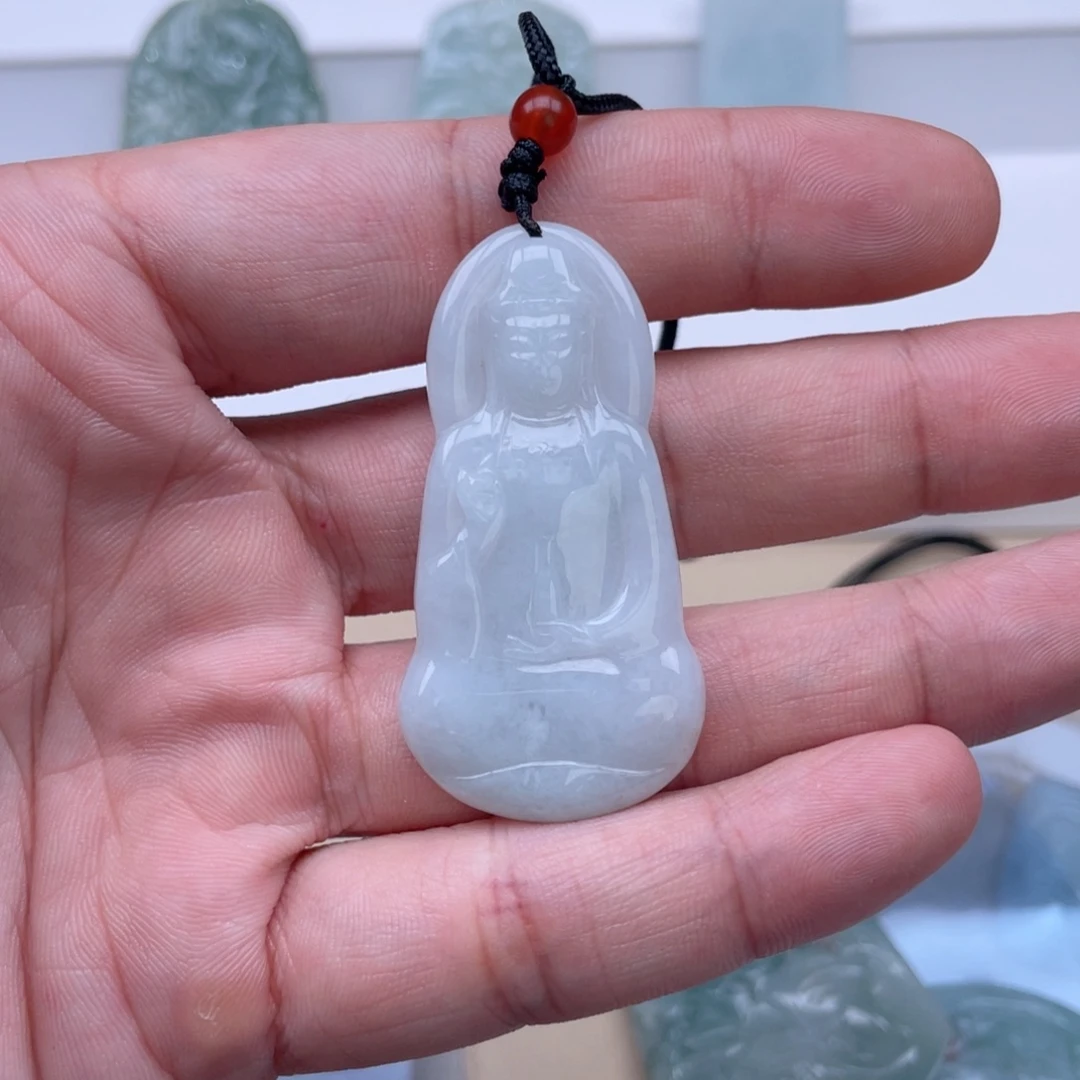 颈饰未镶嵌翡翠多样性发其一 天然A货翡翠0042