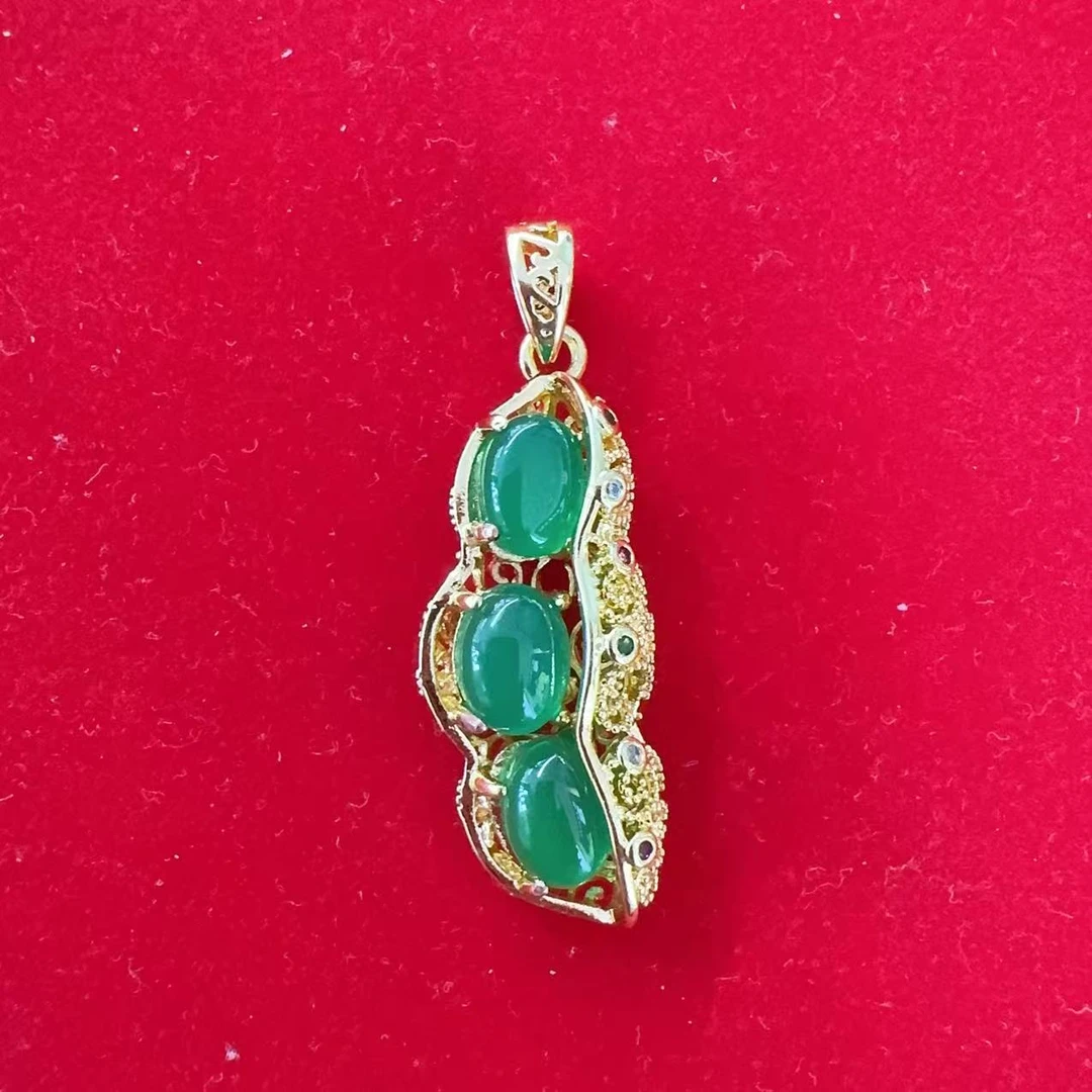 【主播推荐】好运连连吊坠赠链多样性发货T40