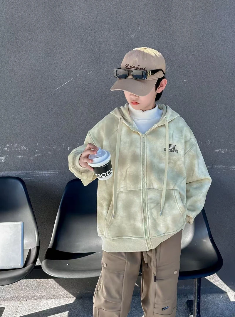 秋季连帽英文字母常规普通外套潮流秋冬上衣韩版休闲