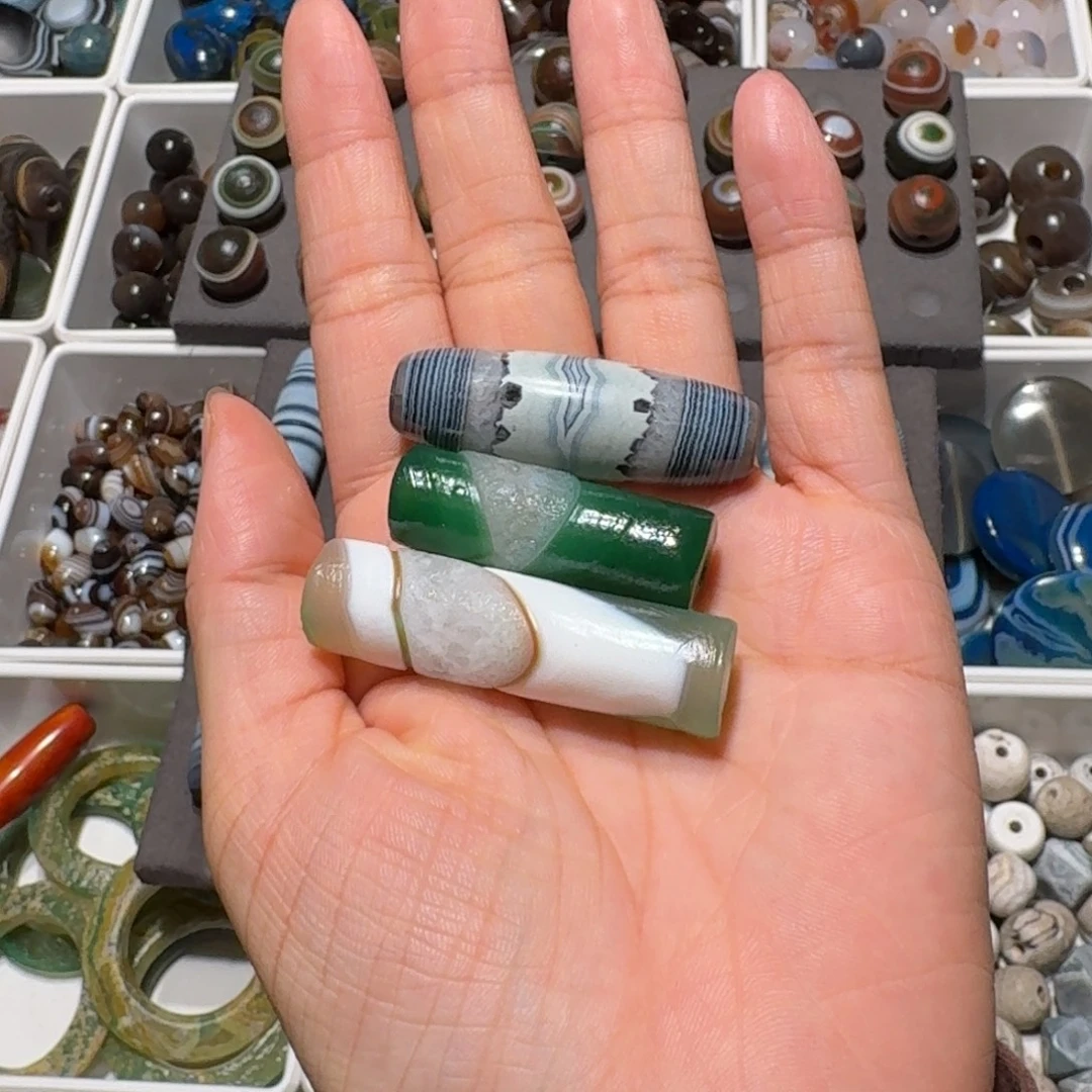 未镶嵌玛瑙/玉髓珠宝半成品