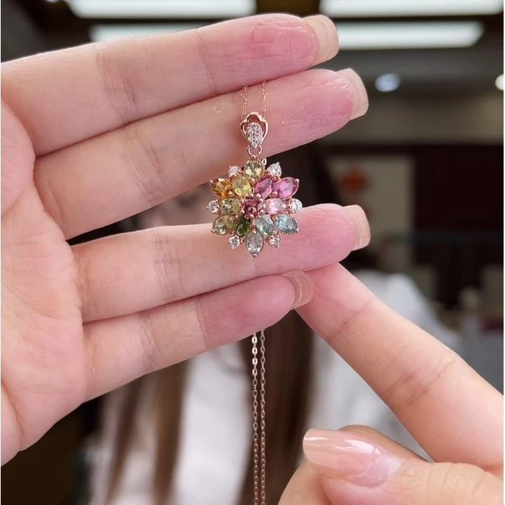 03451425/未镶嵌碧玺碧玺吊坠25多样性发货