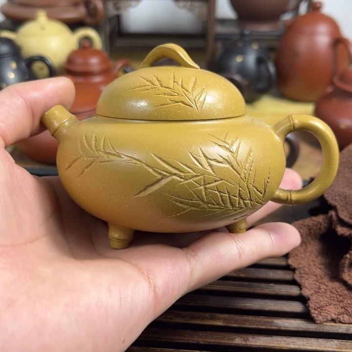 紫砂茶壶原矿紫砂半手工制作