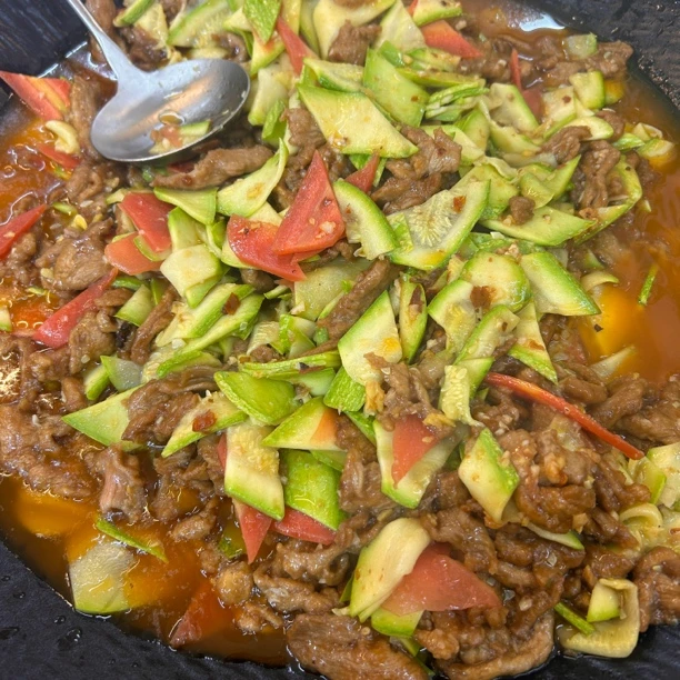 【西葫芦炒肉】米来客小时达，最快半小时送达