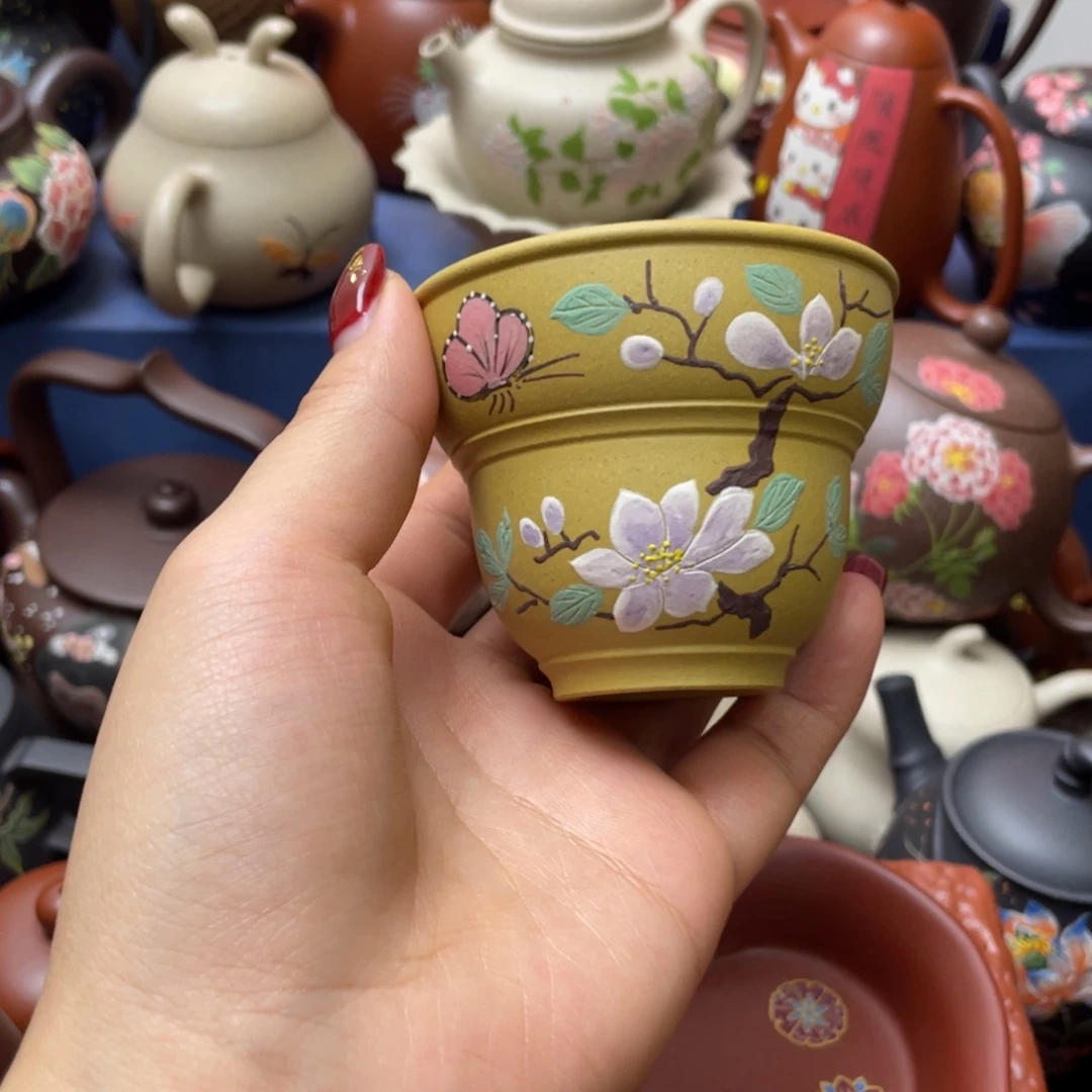 茶杯紫砂紫砂主人杯100cc