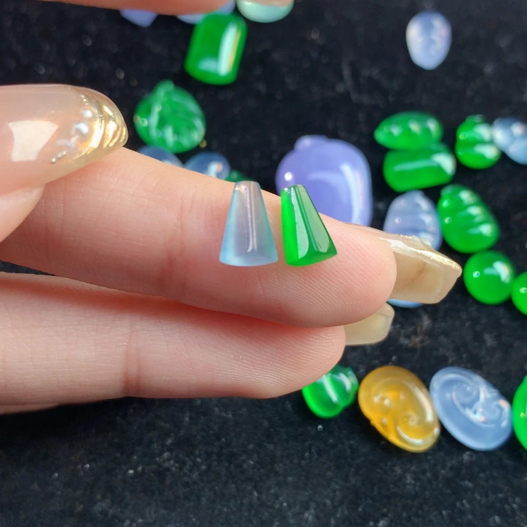 翡翠裸石翡翠放漏