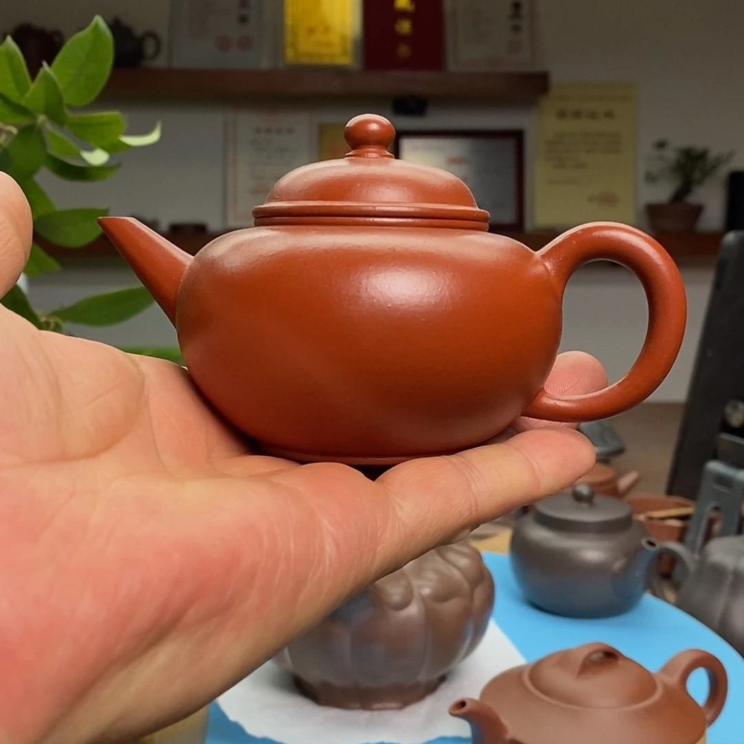 【闪购商品】朱泥茶壶和***寂水平:160CC:精工:半手